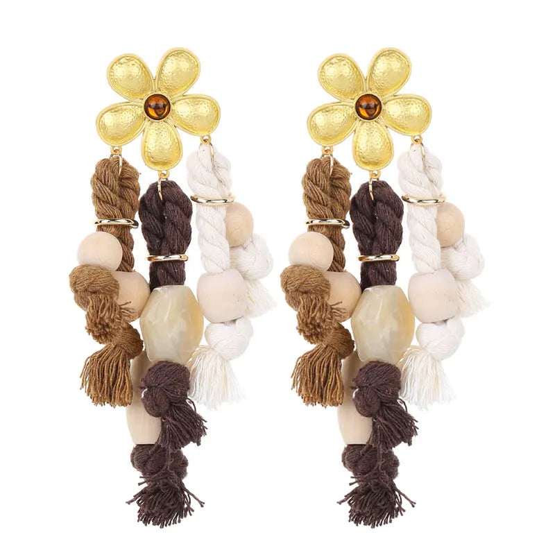 Pendientes Wildroot Flora