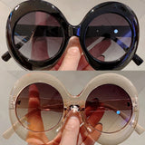 Luxury Oversized Round Gradient Sunglasses (2-Pack) | UV400 Protection