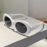KAMMPT Aurora Oval Sunglasses: Gradient UV400 Luxury Korean Style Shades