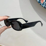 Chic Y2K Oval Sunglasses: Retro Glam for Festivals & Vacations