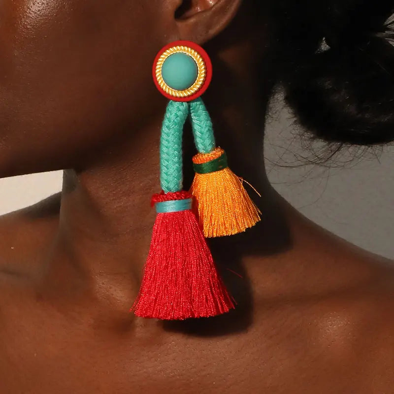Los pendientes de goteo de carnaval