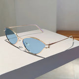 KAMMPT Women's Luxury Cat Eye Sunglasses - Vintage Multi-Color Shades
