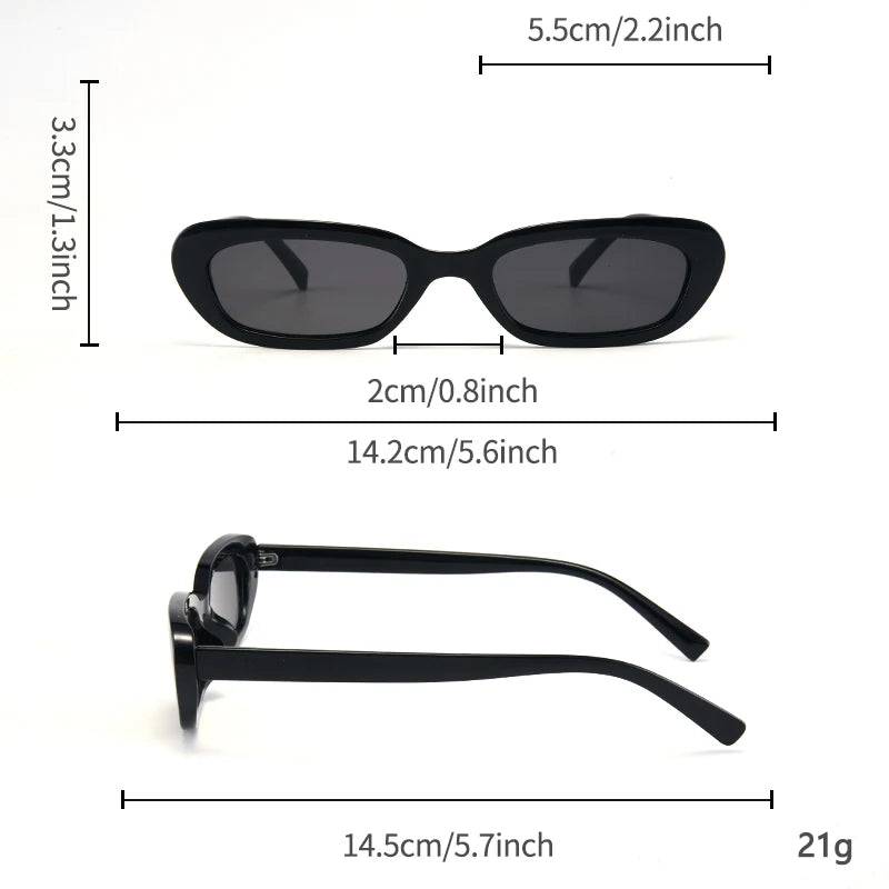 Y2K Retro Small Square Sunglasses | Unisex Chic Gradient Eyewear