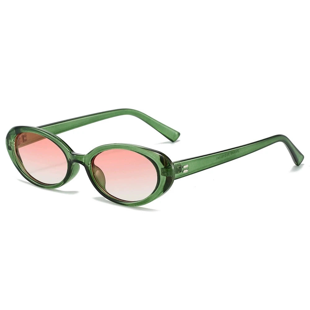 Chic Oval Vintage Sunglasses - UV400 Protection & Retro Style