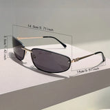 Rimless Elegance Sunglasses - Women's Designer UV400 Shades