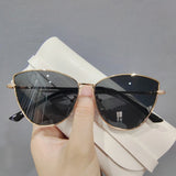 Luxury Vintage Cat Eye Sunglasses - Chic UV400 Designer Eyewear