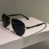 Vintage Pilot Sunglasses: Luxury Designer UV400 Shades for Women