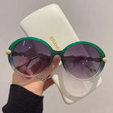Luxury Retro Round Sunglasses | UV400 Designer Shades for Women & Men