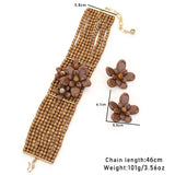 Collar de madera Sanaa Bloom