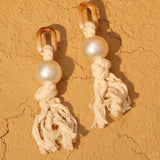 Pendientes de nudo de Yemoja