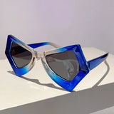 Butterfly Cat Eye Sunglasses: Gradient UV400 Candy Shades