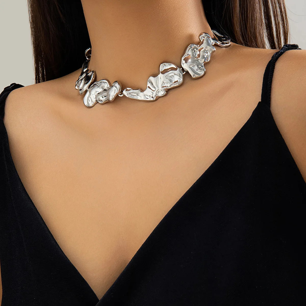 Rhinestone Statement Necklace