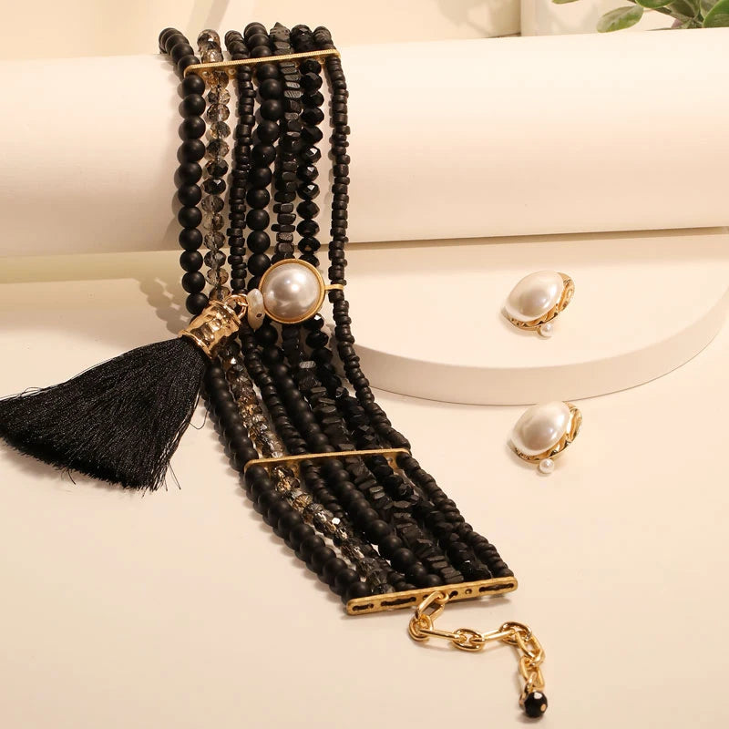 Cuello afro chic Pearl Empress