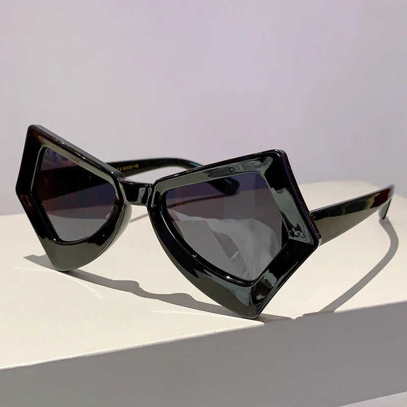 Butterfly Cat Eye Sunglasses: Gradient UV400 Candy Shades