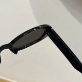 Chic Y2K Oval Sunglasses: Retro Glam for Festivals & Vacations