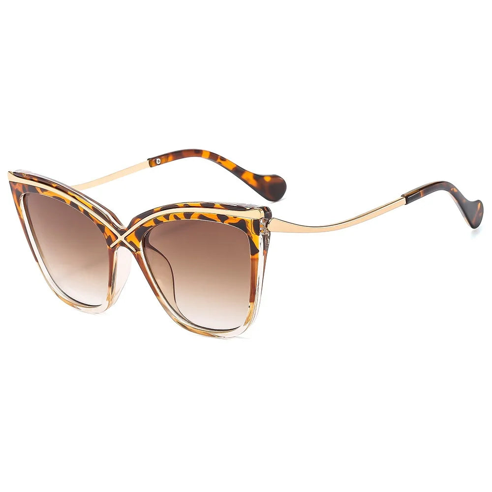 Gafas de sol con degradado de ojo de gato