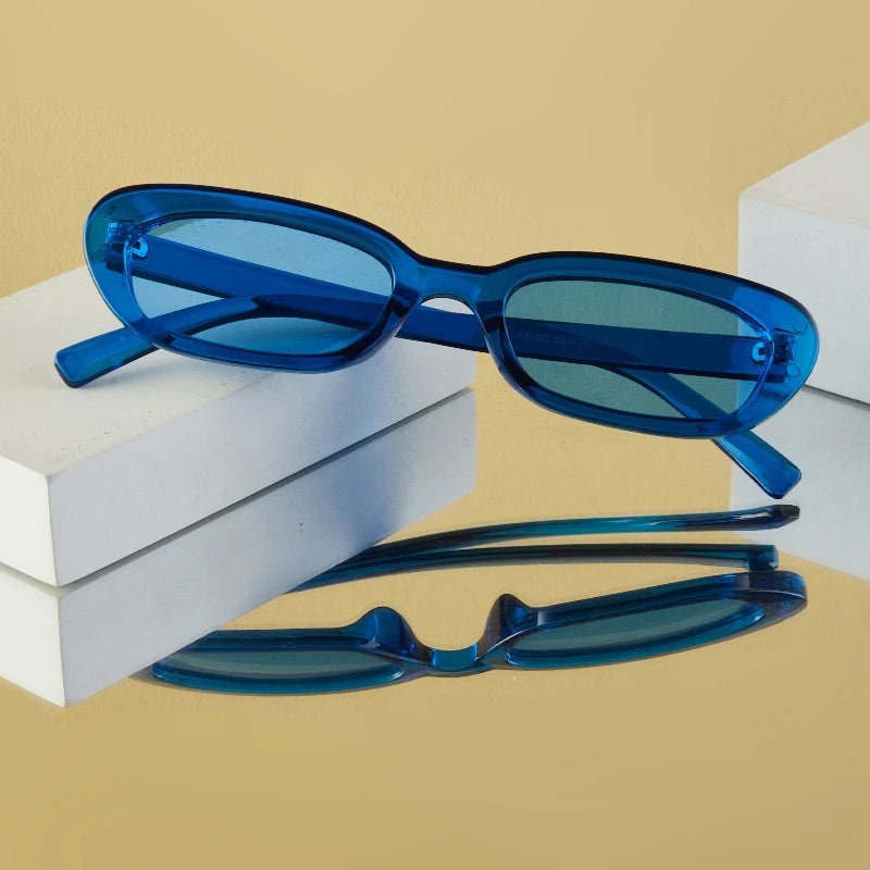 Y2K Retro Small Square Sunglasses | Unisex Chic Gradient Eyewear