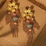 Sunburst Flora Earrings