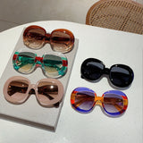 Chic Oversized Gradient Sunglasses | Trendy Candy Color UV400 Shades