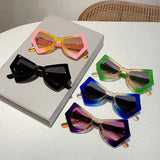 Butterfly Cat Eye Sunglasses: Gradient UV400 Candy Shades