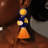 Pendientes llamativos AfroFleur