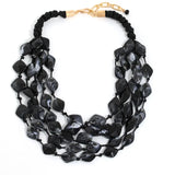 Boho Chic Multi-Layer Beaded Necklace - Vintage Statement Jewelry