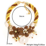 Collar Golden Eden Pearl Bloom