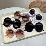 Luxury Oversized Round Gradient Sunglasses (2-Pack) | UV400 Protection