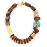 Fashion Statement  Big Beads NecklaceHandmade for Women Trendy Party Jewelry
