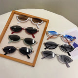 KAMMPT '25 Riviera Oval Sunglasses: Gradient Lens, Chic Alloy Glamour