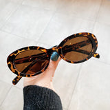 Retro Cat Eye UV400 Sunglasses - Chic Punk Red Green Shades
