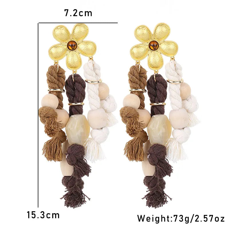 Pendientes Wildroot Flora