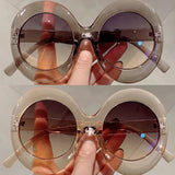 Luxury Oversized Round Gradient Sunglasses (2-Pack) | UV400 Protection