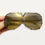 OEC CPO Men's Oversized Pilot Sunglasses - UV400 Gradient Designer Shades