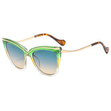 Gafas de sol con degradado de ojo de gato