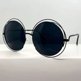 Chic Vintage Round Metal Sunglasses – UV400 Protection