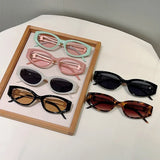 Vintage Oval Sunglasses - Luxury Women's UV400 Designer Shades