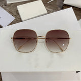 Retro Square Pink Mirror Sunglasses - UV400 Metal Frame Shades