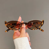 Chic Cat-Eye Gradient Sunglasses | Vintage Designer Shades
