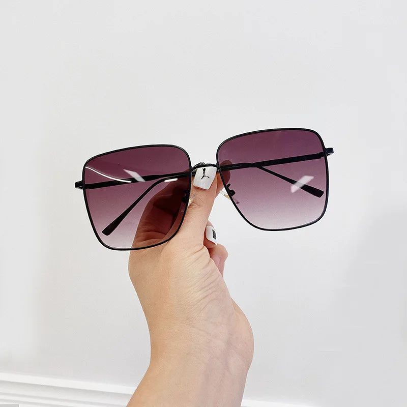 OEC CPO Oversized Square Sunglasses - Retro Green UV400 Alloy Shades