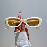 'Vintage Aura' Gradient Oval Sunglasses - UV400 Designer Shades