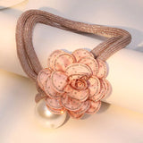 Vintage Pearl & Flower Necklace – Elegant Statement Jewelry