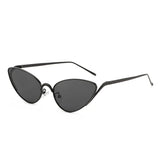 Vintage Alloy Cat Eye Sunglasses - Chic Women's UV400 Driving Shades
