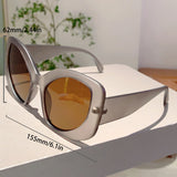 KAMMPT Irregular Oversized Sunglasses - Chic UV400 Gradient Shades