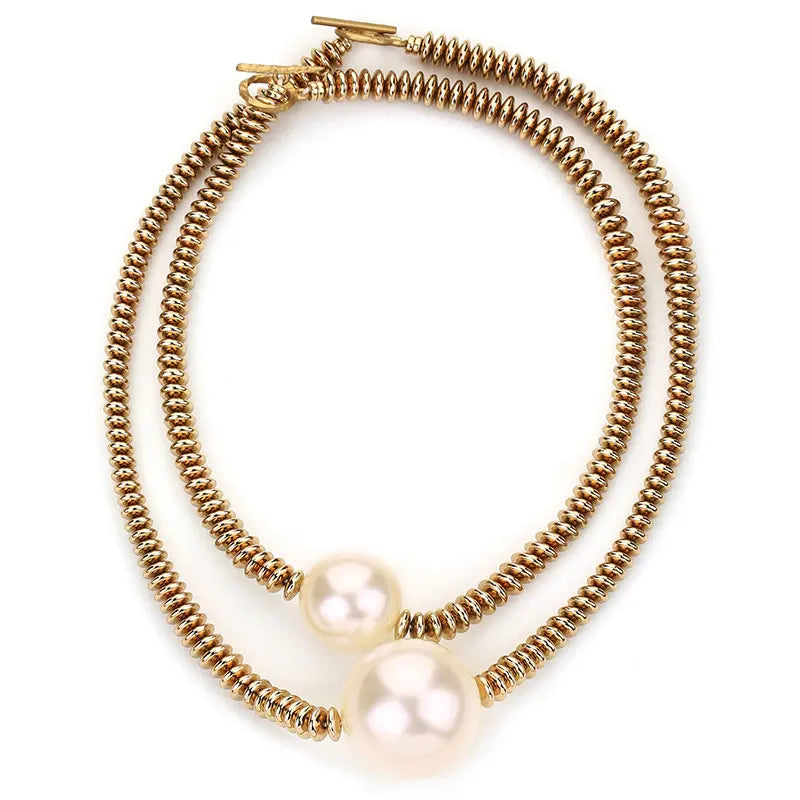 El collar del eje de la perla