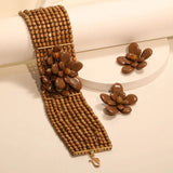 Collar de madera Sanaa Bloom