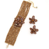 Collar de madera Sanaa Bloom