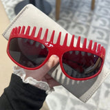 Quirky Headband Sunglasses: Exaggerated Street Style Fashion Eyewear