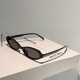KAMMPT Vintage Oval Sunglasses: Chic Candy Color & UV400 Protection