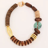 Fashion Statement  Big Beads NecklaceHandmade for Women Trendy Party Jewelry
